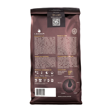 LaCava - kawa ziarnista Super Tuscan Espresso 1 kg - obrazek 2