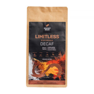 Rocket Bean - kawa ziarnista bezkofeinowa Brazylia Limitless Decaf Espresso 500 g