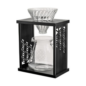Hario - Drip Stand Set AYA - dripper ze stojakiem czarny