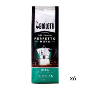 Bialetti Perfetto Moka Deka - Kawa bezkofeinowa 250g (6 sztuk)