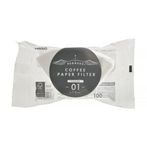Hario - Filtry papierowe białe PEGASUS 01 - 100 Sztuk