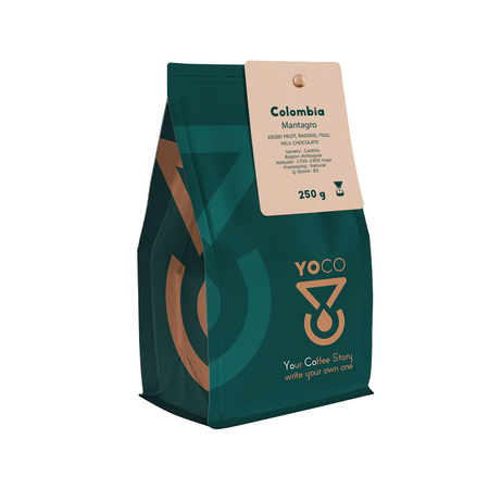YOCO - kawa ziarnista Colombia Mantagro Natural Filter 250 g