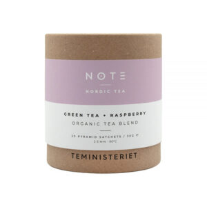 Teministeriet - herbata zielona NOTE Green Tea Raspberry Organic 20 saszetek