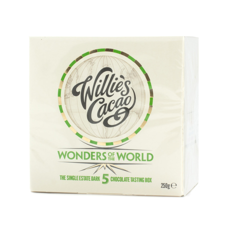 Willie's Cacao - Zestaw 5 czekolad - Wonders of the World x 5 - 250g