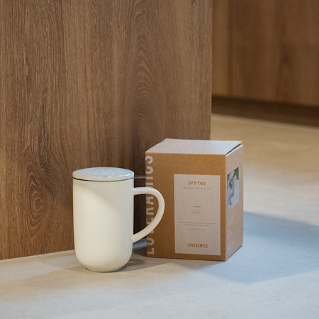 Loveramics Pro Tea - Kubek z zaparzaczem 450 ml - Beige - obrazek 5