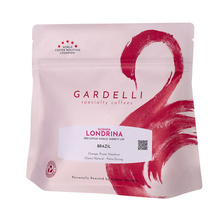 Gardelli Specialty Coffees - kawa ziarnista Brazylia Fazenda Londrina Natural Omniroast 250 g