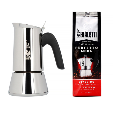 Zestaw: Bialetti Kawiarka New Venus 4tz + Kawa
