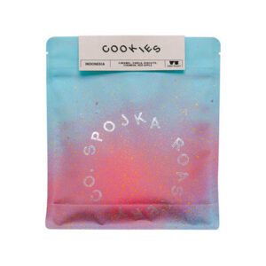 Spojka - kawa ziarnista Indonezja Cookies Anaerobic Washed Fruit Enzyme Process Omniroast 200 g