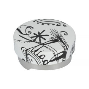 Motta leveling tool 58mm black white dystrybutor do kawy biało czarny