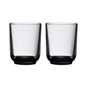 Fellow - zestaw dwóch szklanek Pirch Latte 320 ml - Szary