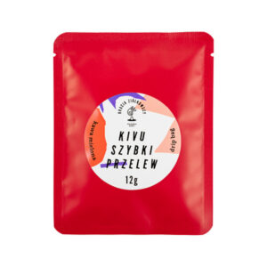 Bracia Ziółkowscy - kawa w saszetkach Kivu Szybki Przelew - 1 saszetka 12 g
