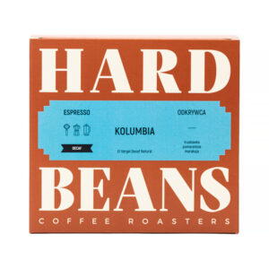 Hard Beans - kawa ziarnista bezkofeinowa Kolumbia El Vergel Natural Decaf Espresso 250 g