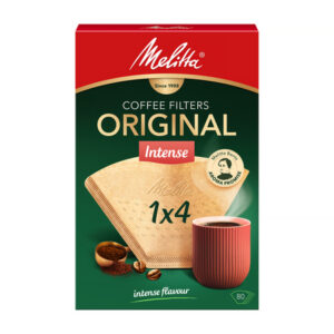 Melitta - Papierowe filtry do kawy 1x4 - Original Intense - 80 sztuk