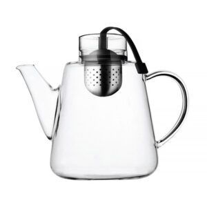 Vialli Design - Amo dzbanek ze stalowym zaparzaczem czarny 1,5l