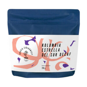Bracia Ziółkowscy - kawa ziarnista bezkofeinowa Kolumbia Estrella del Sur Washed Sugarcane Decaf Filter 250 g