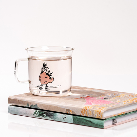 Moomin - Kubek szklany Mała Mi 350ml transparentny - obrazek 2