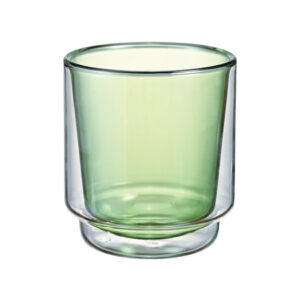 Hario - szklanka do matchy z podwójnymi ściankami 370ml - zielona