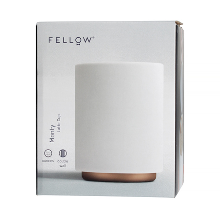 Fellow Monty Cup latte Kubek 325 ml - Biały Mat - obrazek 4