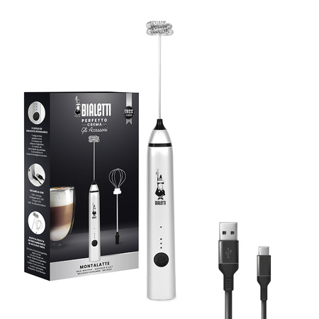 Bialetti - Whipper Pro - Spieniacz do mleka srebrny - obrazek 2