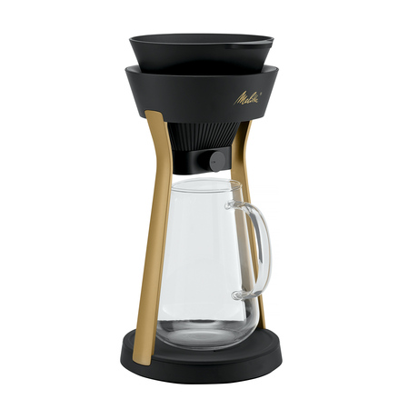 Melitta - AMANO Czarno-złoty - Stacja z dripperem do parzenia kawy - obrazek 3