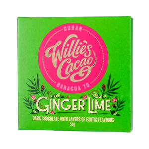 Willie's Cacao - Czekolada Imbir i Limonka 70% - Ginger Lime 50g