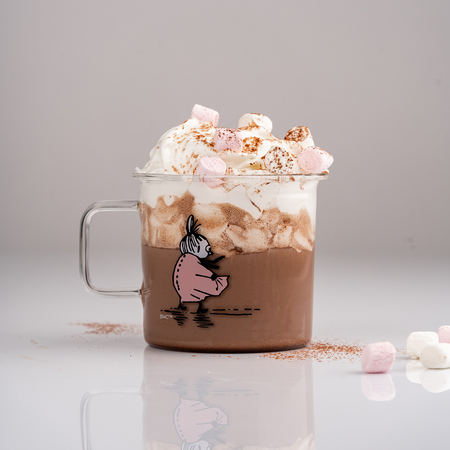 Moomin - Kubek szklany Mała Mi 350ml transparentny - obrazek 4