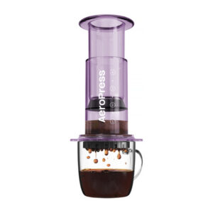 Aeropress Clear purple zaparzacz do kawy fioletowy