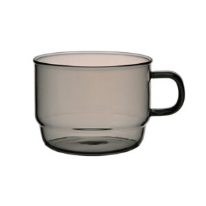 Hario - Colors Stacking Mug Cup - Szklany kubek szary 300ml