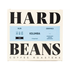 Hard Beans - bezkofeinowa kawa ziarnista Kolumbia El Vergel Decaf Filter 250 g
