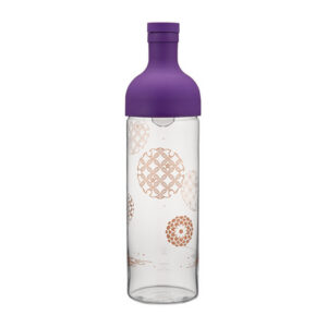 Hario - butelka szklana z filtrem Cold Brew Aya shippo 750ml - fioletowa