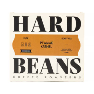 Hard Beans - kawa ziarnista Brazylia Pewniak Karmel Filter 250 g