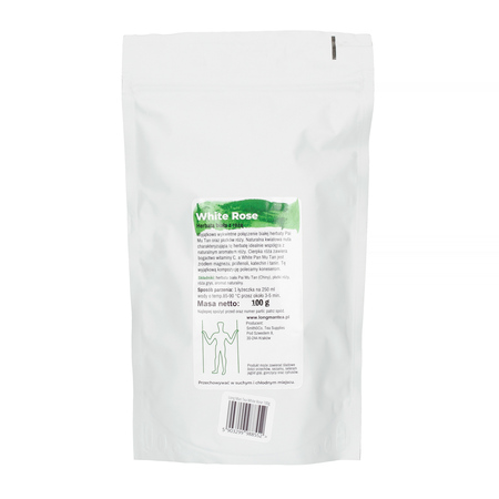 Long Man Tea - herbata biała sypana White Rose opakowanie uzupełniające 100 g - obrazek 2