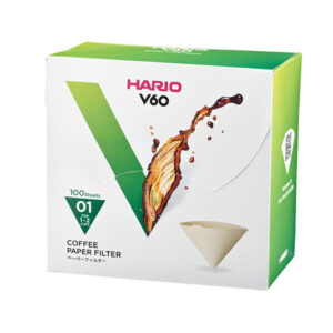 Hario filtry papierowe Misarashi brązowe - V60-01 - 100 Sztuk BOX