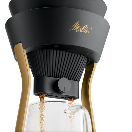 Melitta - AMANO Czarno-złoty - Stacja z dripperem do parzenia kawy - obrazek 4