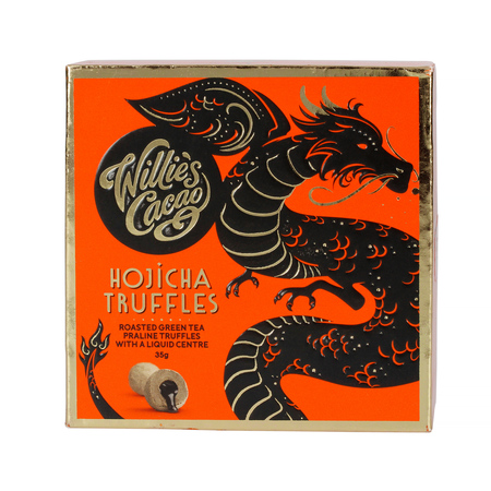 Willie's Cacao - Czekoladki - Praline Truffles White Chocolate with Hojicha 35g