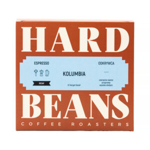 Hard Beans - kawa ziarnista bezkofeinowa Kolumbia El Vergel Decaf Espresso 250 g