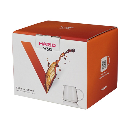 Hario - V60 Barista - Serwer szklany 600ml - obrazek 2