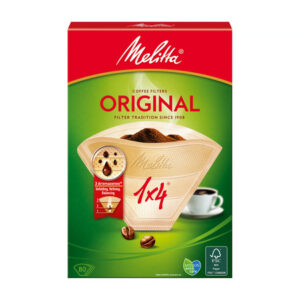 Melitta - Papierowe filtry do kawy 1x4 - Original - 80 sztuk