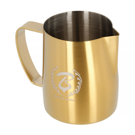 Barista Space - Dzbanek do mleka kolorowy Sandy Golden 350 ml - obrazek 2