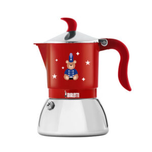 Bialetti - kawiarka Fiammetta Induction Joyful Christmas 2tz czerwona