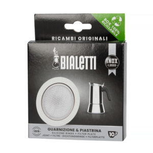 Bialetti - Uszczelka + Sitko do kawiarek stalowych Bialetti 10tz