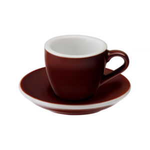 Loveramics Egg - Filiżanka i spodek Espresso 80 ml - Brown