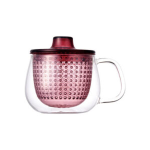 KINTO - UNITEA - Kubek z zaparzaczem do herbaty  - Czerwony 350ml