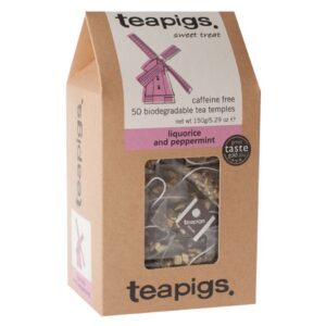 Teapigs - herbata ziołowa Liquorice & Peppermint 50 saszetek