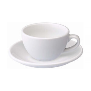 Loveramics Egg - Filiżanka i spodek Flat White 150 ml - White