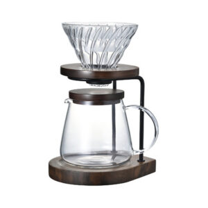 Hario - Drip Stand Set Walnut - dripper ze stojakiem