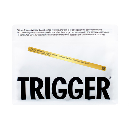 Trigger - kawa ziarnista Limited Kolumbia Bourbon Aji Natural Filter 250 g