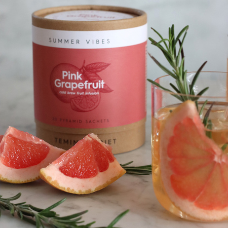 HERBATA MIESIĄCA: Teministeriet - herbata owocowa Summer Vibes Pink Grapefruit - 20 saszetek - obrazek 3
