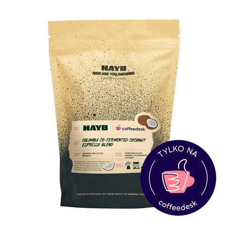 HAYB - kawa ziarnista Kolumbia Co-Fermented Coconut Blend Espresso 250 g