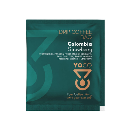 YOCO - kawa w saszetkach Colombia Strawberry Washed 24h dry fermented Filter- 1 saszetka 12 g